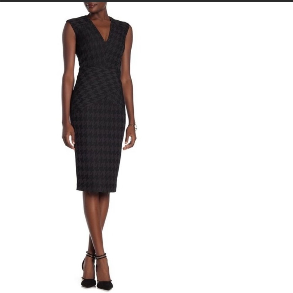 SUISTUDIO Jacquard Knit Sleeveless Dress